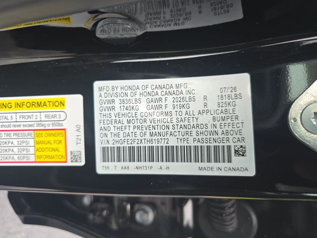 New 2026 Honda Civic Sedan Sedan