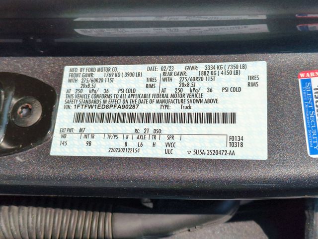 Used 2023 Carbonized Gray Metallic Ford Platinum image 38