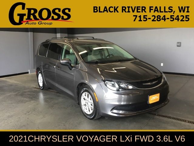 Gray (Granite Crystal Metallic Clearcoat) 2021 Chrysler Voyager LXi FWD Minivan Front-Wheel Drive 9-Speed Automatic