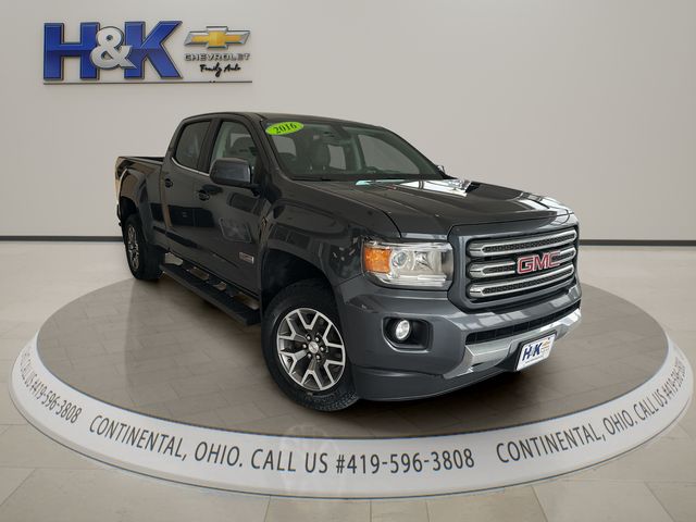 Gray 2016 GMC Canyon Pickup Truck Four-Wheel Drive 6-Speed Automatic