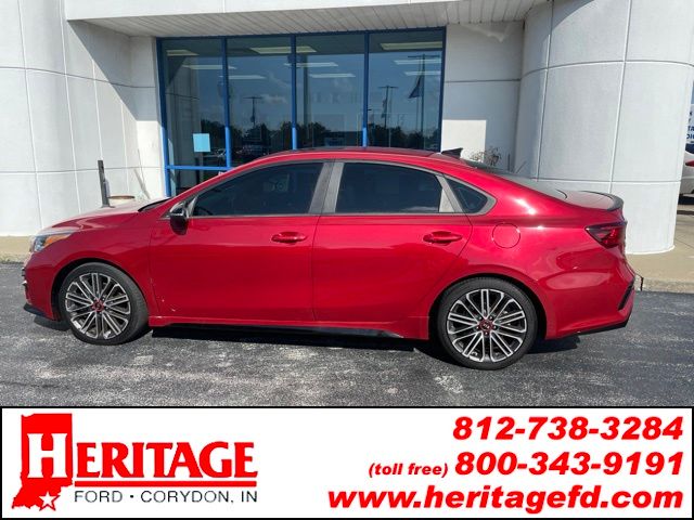 Currant Red 2020 Kia Forte Sedan Front-Wheel Drive 7-Speed Automatic