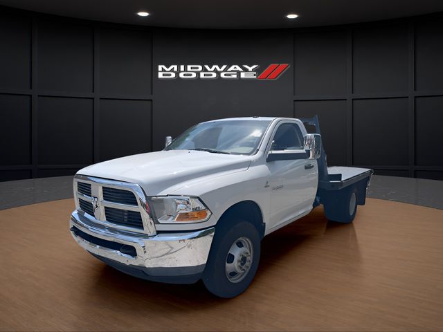 Bright White Clearcoat 2012 RAM 3500 Chassis Pickup Truck Four-Wheel Drive 6-Speed Manual