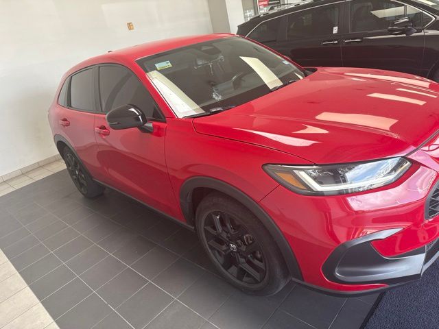 2025 Honda HR-V Sport Red at Bayshore Chrysler Jeep Dodge Ram