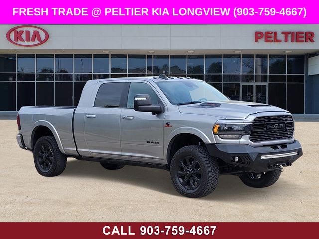 Billet Silver Metallic Clearcoat 2023 RAM 2500 Limited Mega Cab 4WD Pickup Truck Four-Wheel Drive 6-Speed Automatic