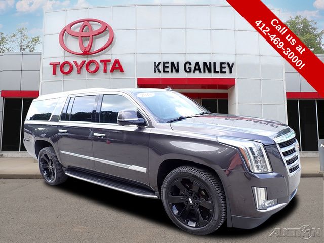 Dark Granite Metallic 2018 Cadillac Escalade ESV Luxury 4WD SUV / Crossover Four-Wheel Drive 