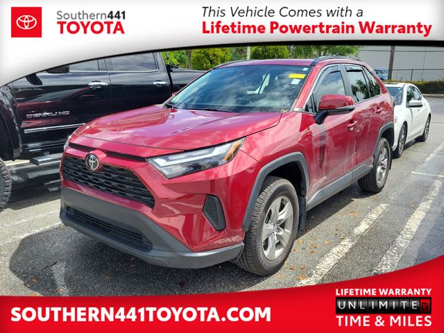 Red (Ruby Flare Pearl) 2023 Toyota RAV4 XLE FWD SUV / Crossover Front-Wheel Drive 8-Speed Automatic