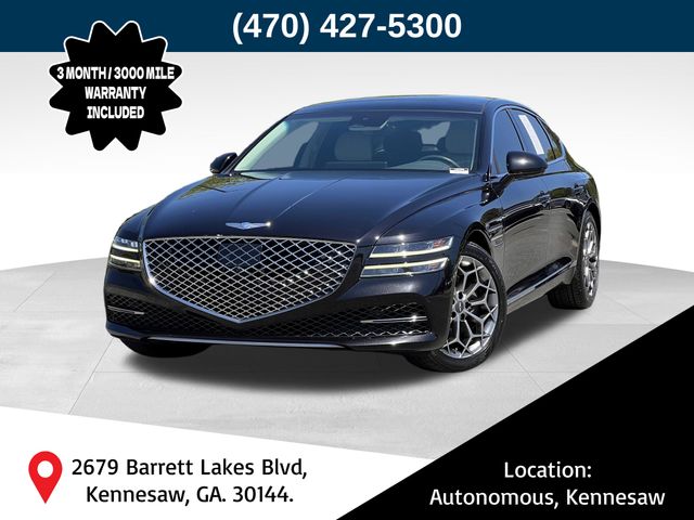 Vik Black 2022 Genesis G80 2.5T RWD Sedan Rear-Wheel Drive 8-Speed Automatic