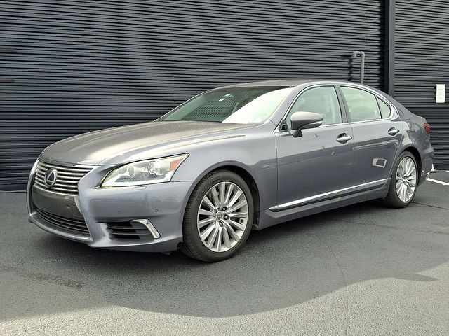 Nebula Gray Pearl 2017 Lexus LS Sedan All-Wheel Drive 8-Speed Automatic