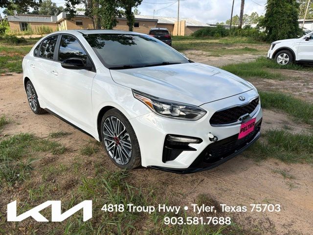 Snow White Pearl 2021 Kia Forte GT FWD Sedan Front-Wheel Drive 7-Speed Automatic