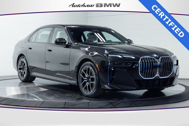 Black Sapphire Metallic 2023 BMW 7 Series Sedan All-Wheel Drive 8-Speed Automatic