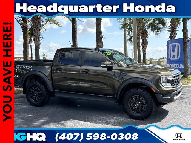 Green Metallic 2025 Ford Ranger Pickup Truck Four-Wheel Drive Automatic