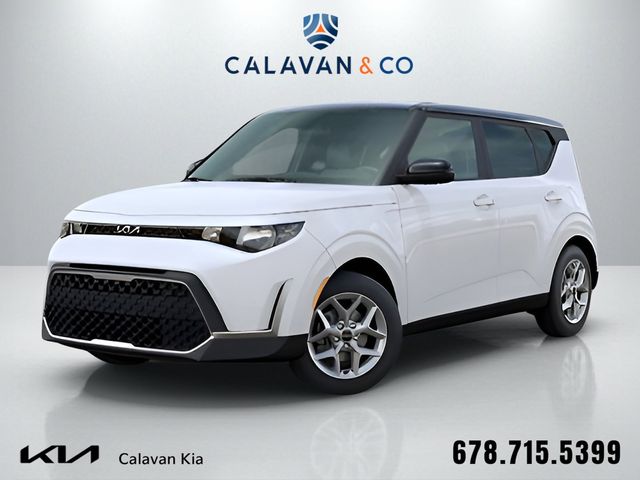 Clear White/Black Roof 2025 Kia Soul S FWD SUV / Crossover Front-Wheel Drive Continuously Variable Transmission