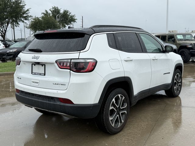 2023 Jeep Compass Limited White at Cook Ford
