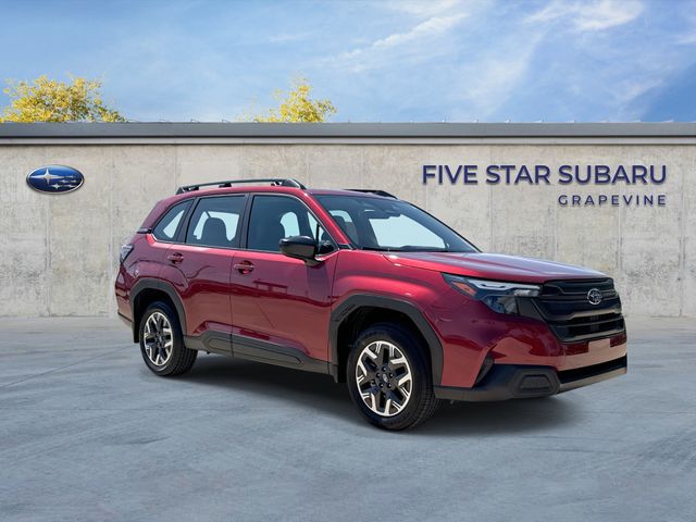 Crimson Red Pearl 2026 Subaru Forester Crossover AWD SUV / Crossover All-Wheel Drive Continuously Variable Transmission