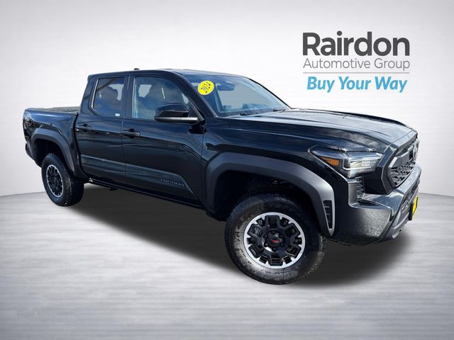 Black 2024 Toyota Tacoma TRD Off-Road Double Cab 4WD Pickup Truck Four-Wheel Drive 8-Speed Automatic
