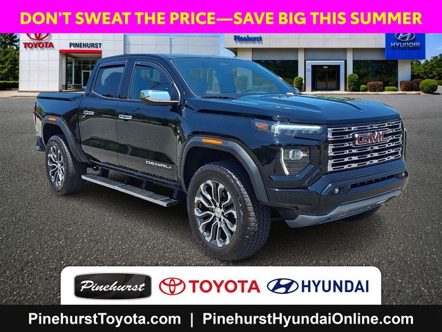Black 2024 GMC Canyon Pickup Truck Four-Wheel Drive 8-Speed Automatic