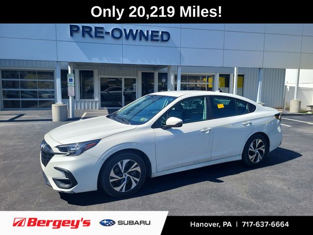 Crystal White Pearl 2024 Subaru Legacy Premium AWD Sedan All-Wheel Drive Continuously Variable Transmission