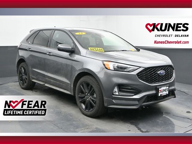 Gray Metallic 2024 Ford Edge ST Line AWD SUV / Crossover All-Wheel Drive 8-Speed Automatic