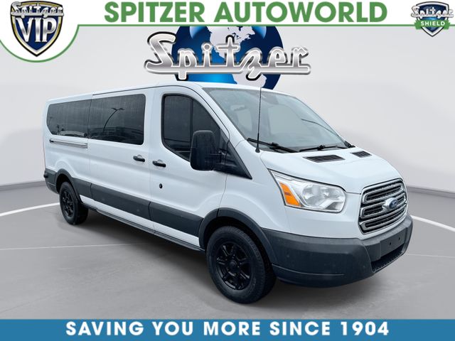 Oxford White 2018 Ford Transit Passenger 350 XLT Low Roof LWB RWD with Sliding Passenger-Side Door Van Rear-Wheel Drive 6-Speed Automatic Overdrive
