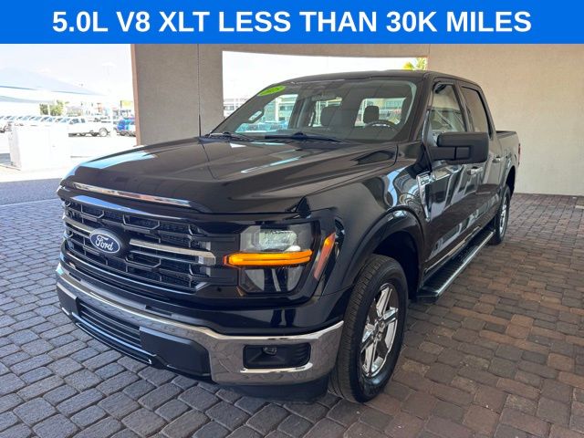 Black Metallic 2025 Ford F-150 XLT SuperCrew RWD Pickup Truck 4X2 Automatic