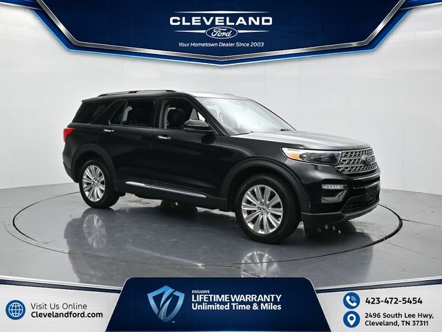 Black Metallic 2023 Ford Explorer SUV / Crossover All-Wheel Drive Automatic