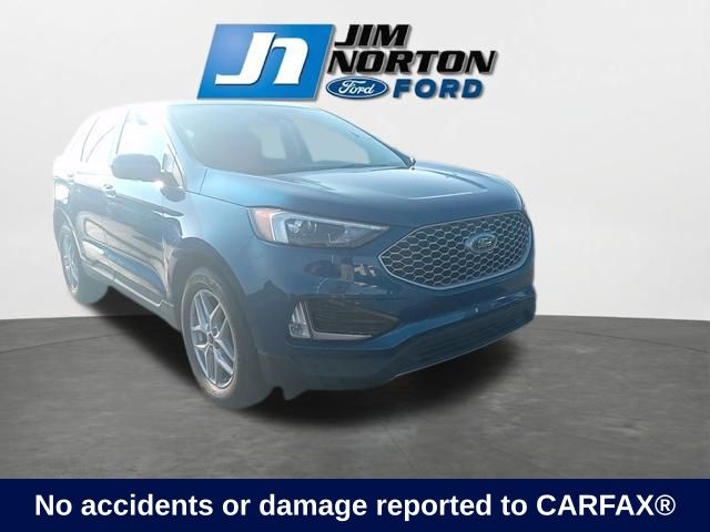 Blue Metallic 2024 Ford Edge SUV / Crossover All-Wheel Drive 8-Speed Automatic