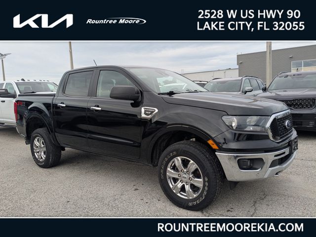 Shadow Black 2019 Ford Ranger XLT SuperCrew 4WD Pickup Truck Four-Wheel Drive Automatic