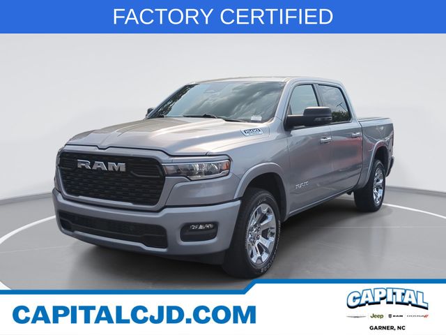 Billet Silver Metallic Clearcoat 2025 RAM 1500 Pickup Truck Four-Wheel Drive 8-Speed Automatic