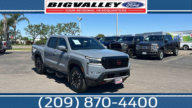 Boulder Gray 2023 Nissan Frontier PRO-X Crew Cab RWD Pickup Truck 4X2 9-Speed Automatic