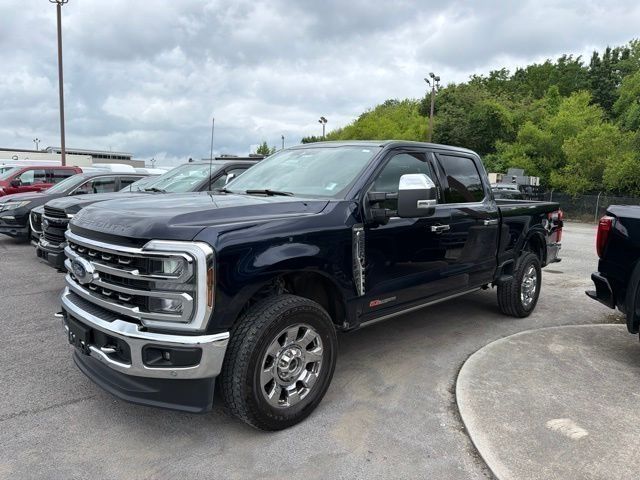 Blue Metallic 2024 Ford F-250 Super Duty King Ranch Crew Cab 4WD Pickup Truck Four-Wheel Drive Automatic