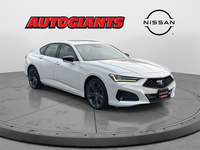 Platinum White Pearl 2023 Acura TLX Sedan All-Wheel Drive Automatic