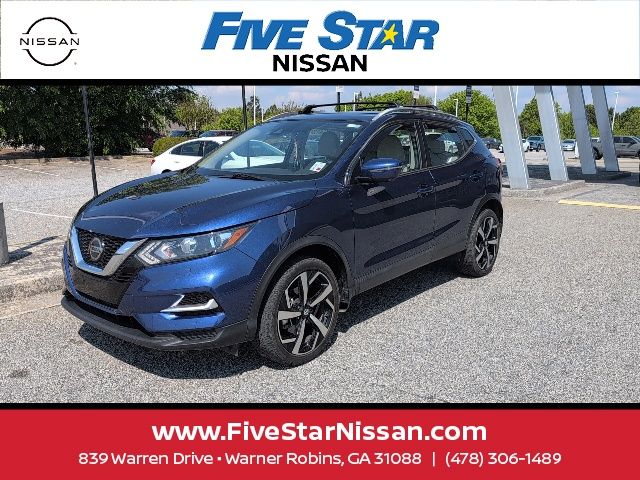 Caspian Blue Metallic 2021 Nissan Rogue Sport SL FWD SUV / Crossover Front-Wheel Drive Continuously Variable Transmission