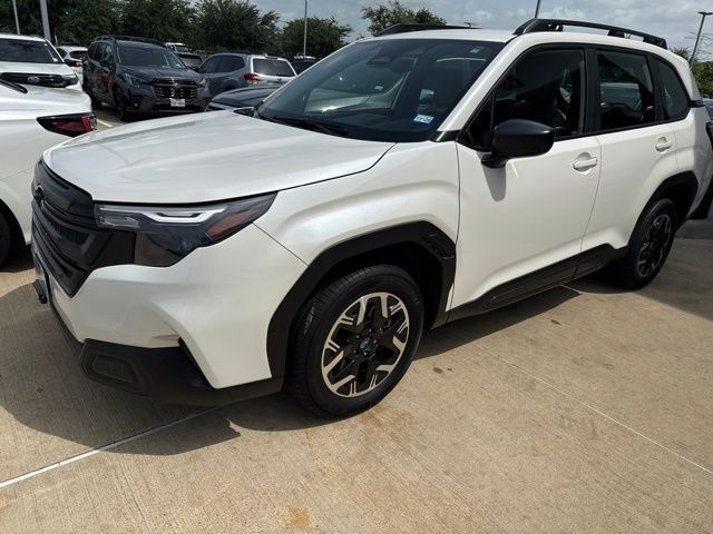 Crystal White Pearl 2025 Subaru Forester SUV / Crossover All-Wheel Drive Continuously Variable Transmission