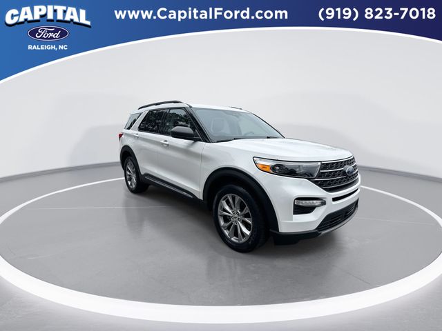 Used 2022 Ford Explorer XLT with VIN 1FMSK8DH8NGA47336 for sale in Raleigh, NC