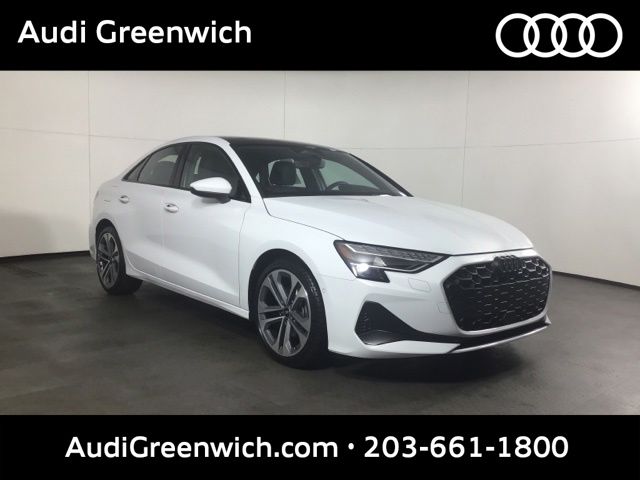Glacier White Metallic 2026 Audi A3 Sedan All-Wheel Drive 7-Speed Automatic