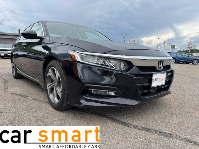 Black 2019 Honda Accord Sedan Front-Wheel Drive Continuously Variable Transmission