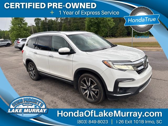 Platinum White Pearl 2022 Honda Pilot SUV / Crossover Front-Wheel Drive 9-Speed Automatic