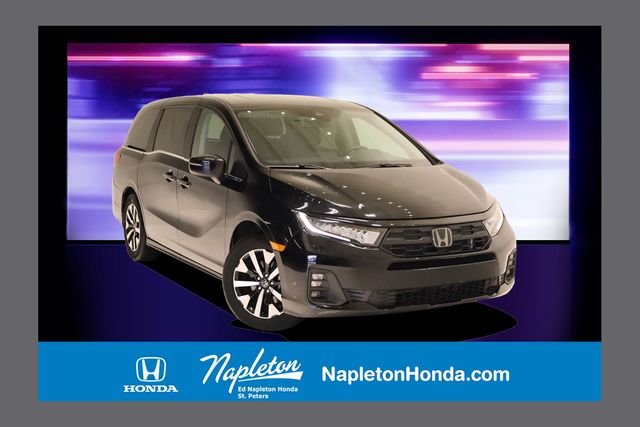 Crystal Black Pearl 2025 Honda Odyssey EX-L FWD Minivan Front-Wheel Drive Automatic