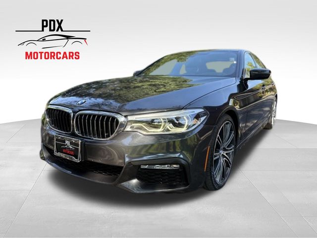 Gray (Dark Graphite Metallic) 2017 BMW 5 Series Sedan Rear-Wheel Drive 8-Speed Automatic
