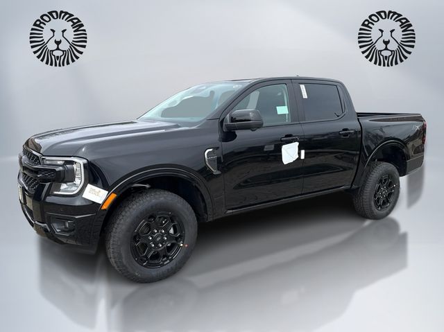 Shadow Black 2026 Ford Ranger Lariat SuperCrew 4WD Pickup Truck Four-Wheel Drive Automatic