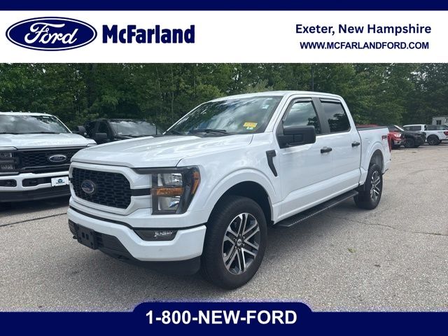 Oxford White 2023 Ford F-150 XL SuperCrew 4WD Pickup Truck Four-Wheel Drive Automatic