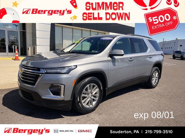 Sterling Gray Metallic 2023 Chevrolet Traverse SUV / Crossover Four-Wheel Drive 9-Speed Automatic