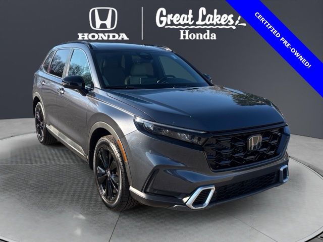 Canyon River Blue Metallic 2024 Honda CR-V Hybrid Sport Touring AWD SUV / Crossover All-Wheel Drive Continuously Variable Transmission