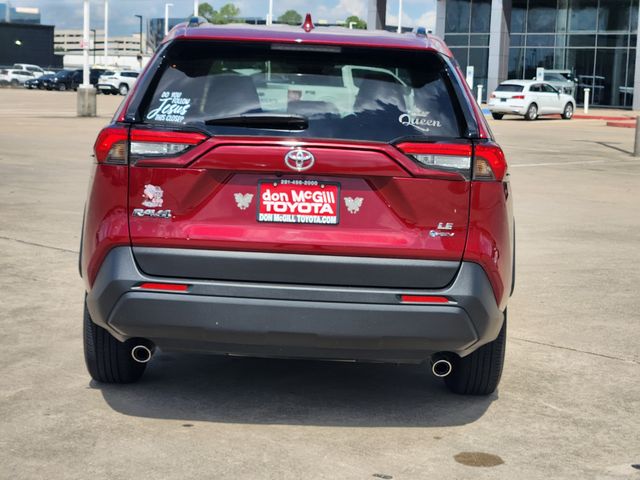 2025 Toyota RAV4 Hybrid LE Red at Classic Elite Chevrolet Sugar Land