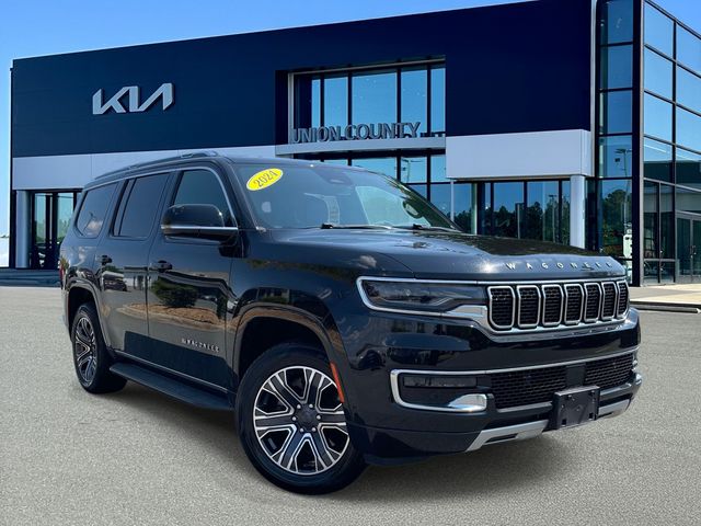 Diamond Black Crystal Pearlcoat 2024 Jeep Wagoneer SUV / Crossover Four-Wheel Drive 8-Speed Automatic