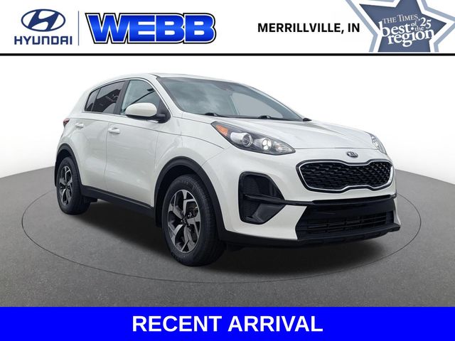 Clear White 2021 Kia Sportage LX FWD SUV / Crossover Front-Wheel Drive 6-Speed Automatic Overdrive