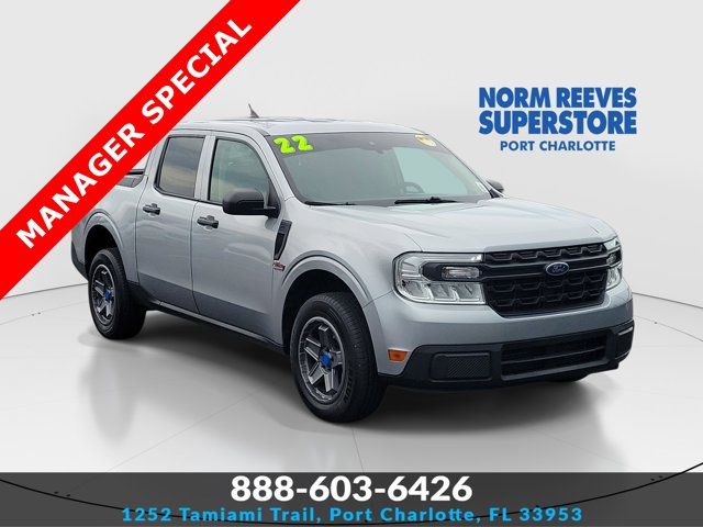 Silver Metallic 2022 Ford Maverick Pickup Truck Front-Wheel Drive 8-Speed Automatic