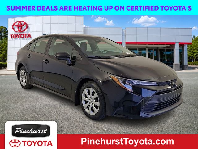Black 2025 Toyota Corolla Sedan Front-Wheel Drive Continuously Variable Transmission