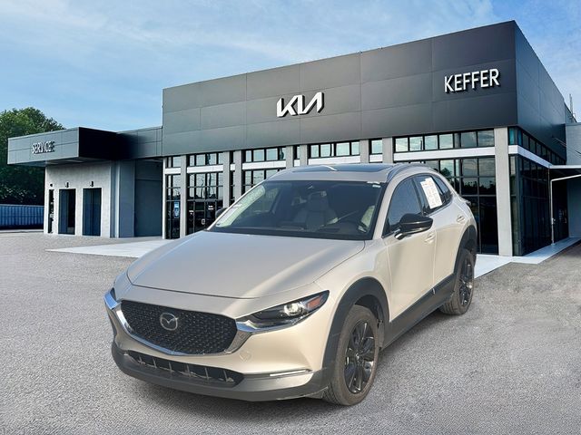 Gray (Platinum Quartz Metallic) 2023 Mazda CX-30 2.5 S Turbo Premium AWD SUV / Crossover All-Wheel Drive 6-Speed Automatic