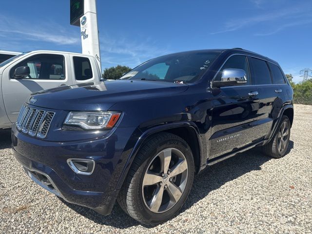 True Blue Pearlcoat 2014 Jeep Grand Cherokee Overland 4WD SUV / Crossover Four-Wheel Drive 8-Speed Automatic